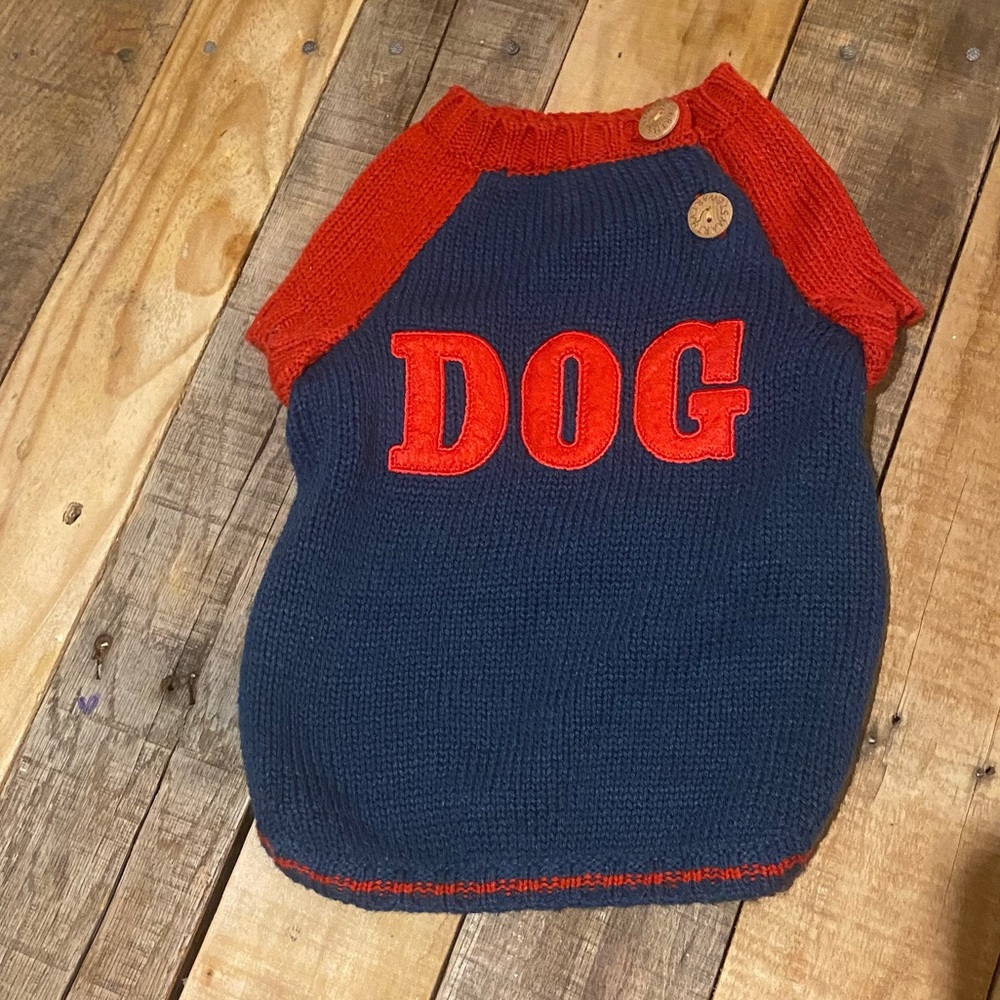Martha Stewart dog sweater